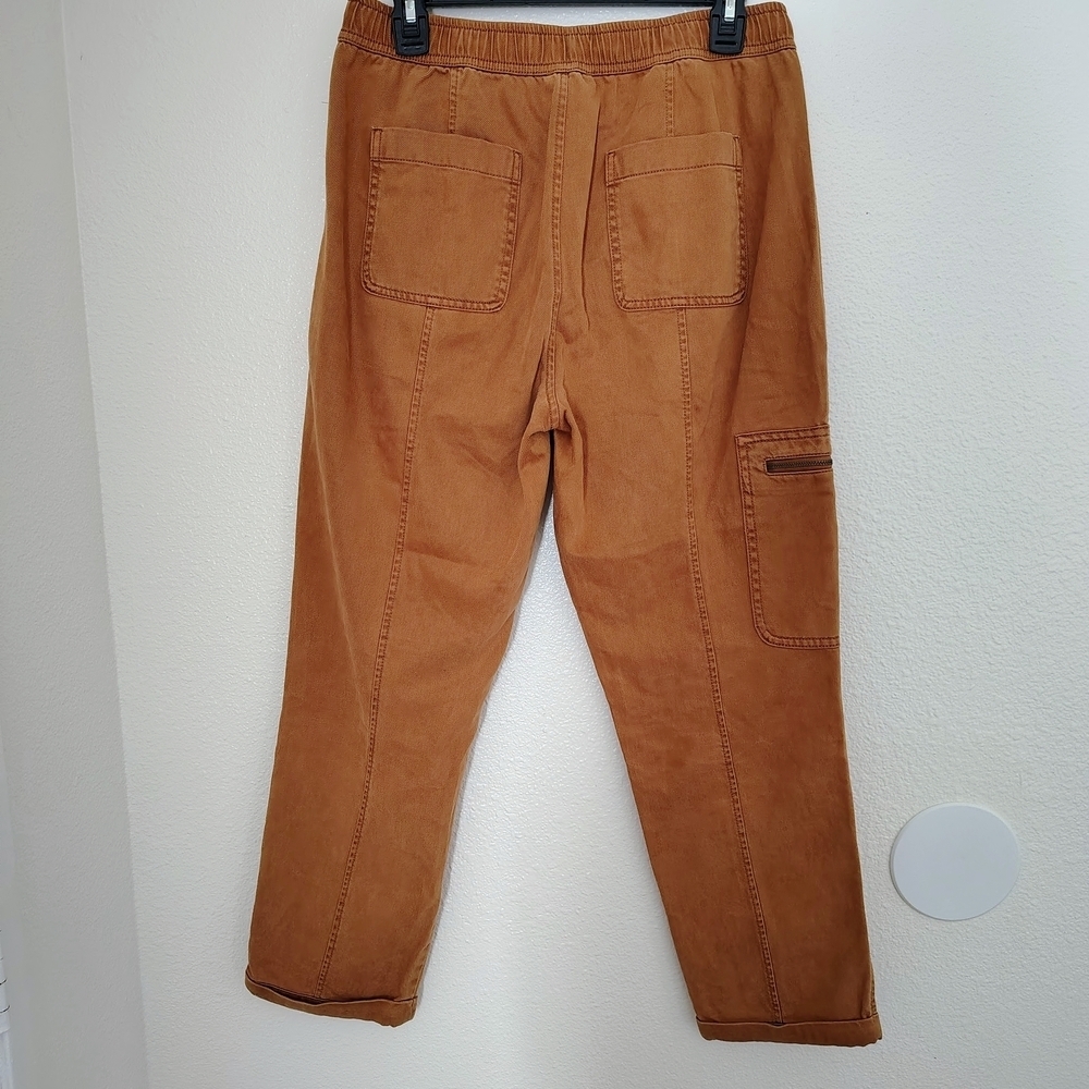 Nicole Miller Women's Ginger Capri Cargo Pants Sz 8 Waistband Lyocell/Cotton - Picture 10 of 14
